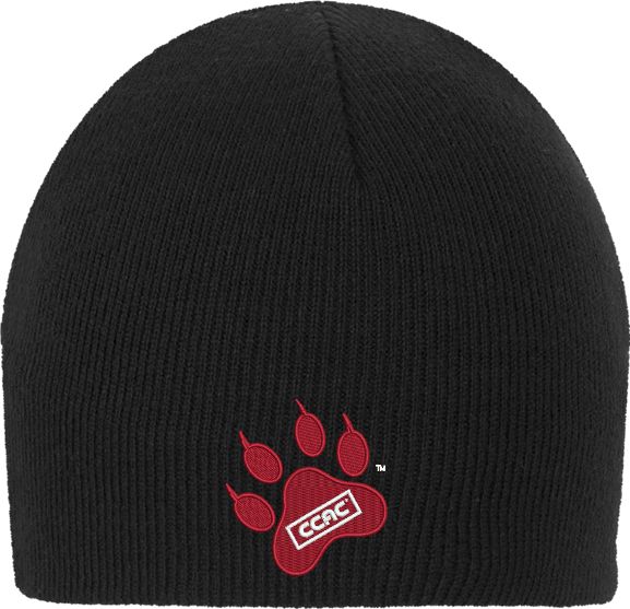 CCAC Knit Beanie Paw Print Embroidery - ONLINE ONLY