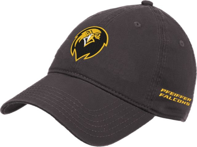 Pfeiffer Twill Unstructured Low Profile Hat Pfeiffer Athletics Mascot Logo - ONLINE ONLY