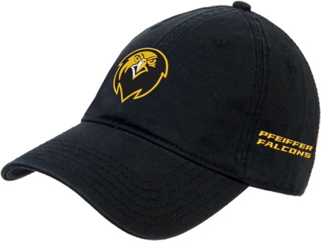 Pfeiffer Twill Unstructured Low Profile Hat Pfeiffer Athletics Mascot Logo - ONLINE ONLY