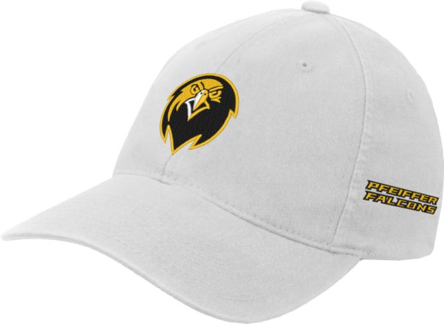 Pfeiffer Flexfit Structured Low Profile Hat Pfeiffer Athletics Mascot Logo - ONLINE ONLY