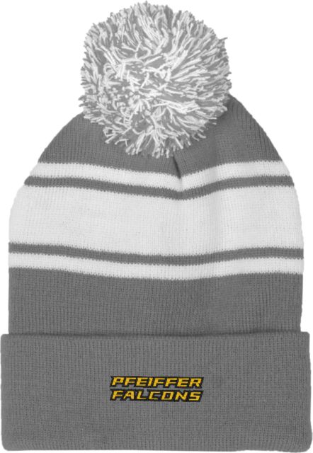 Pfeiffer Two Tone Knit Pom Beanie w/Cuff Pfeiffer Falcons - ONLINE ONLY