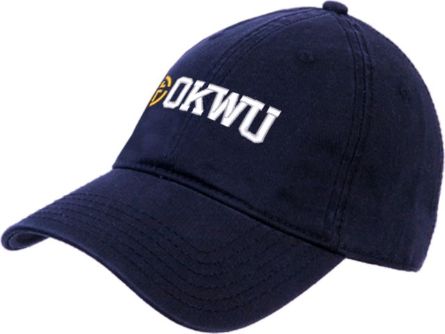 Oklahoma Wesleyan Twill Unstructured Low Profile Hat Cross Logomark - ONLINE ONLY