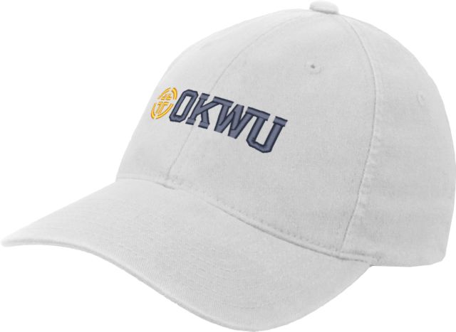 Oklahoma Wesleyan Flexfit Structured Low Profile Hat Cross Logomark - ONLINE ONLY