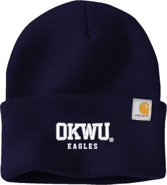 Oklahoma Wesleyan Carhartt Knit Beanie w/Cuff Logotype - ONLINE ONLY