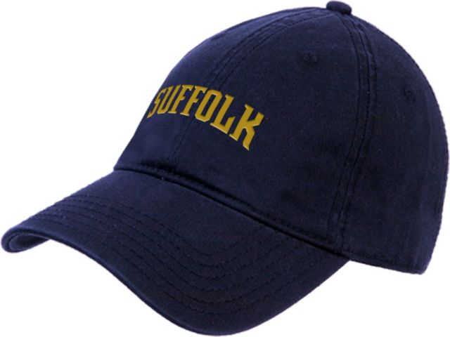 Suffolk University Unstructured Adjustable Low Profile Hat Arched Suffolk - ONLINE ONLY