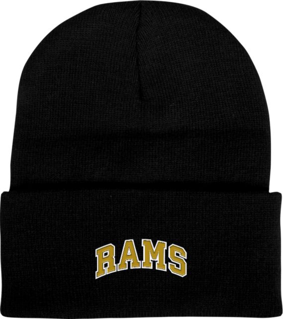 Suffolk University Knit Beanie w/Cuff Arched Rams - ONLINE ONLY