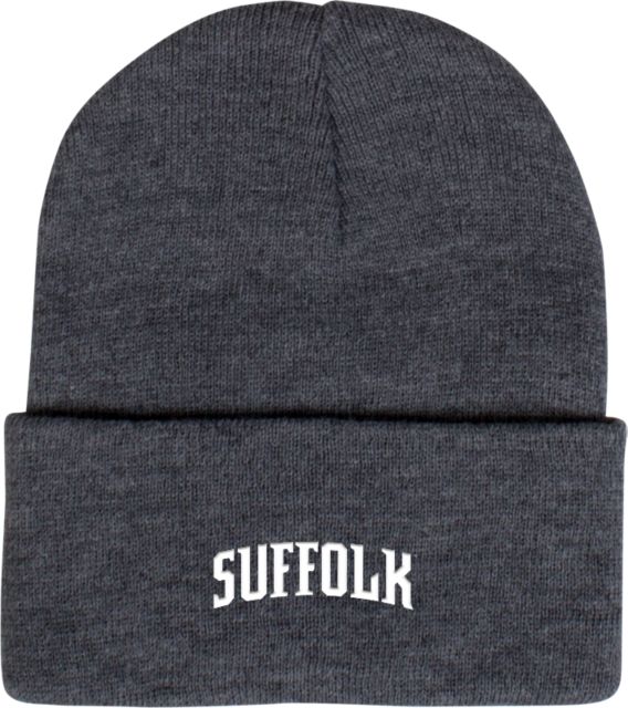 Suffolk University Knit Beanie w/Cuff Arched Suffolk - ONLINE ONLY