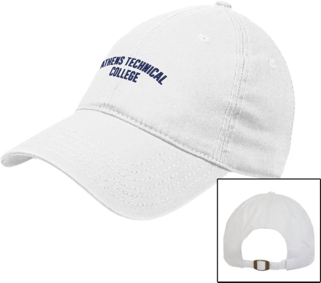 Athens Technical Unstructured Adjustable Low Profile Hat Athens Technical College EMB - ONLINE ONLY