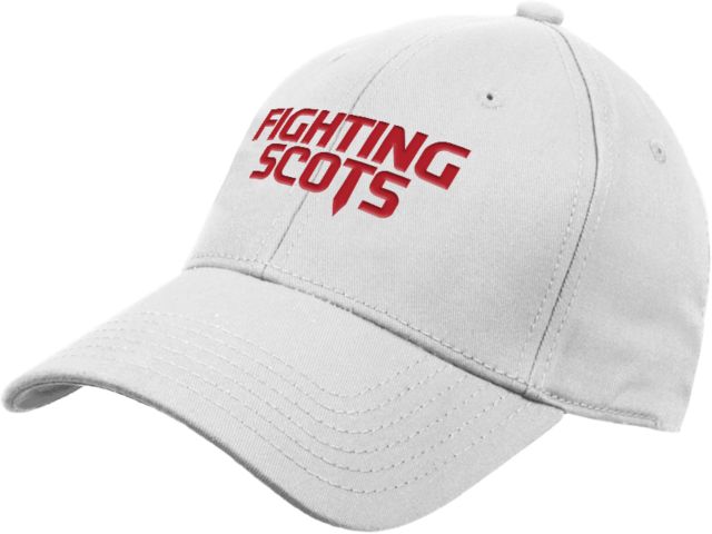 PennWest Edinboro Structured Adjustable Pro Style Hat Edinboro Fighting Scots Stacked Wordmark - Puff - ONLINE ONLY