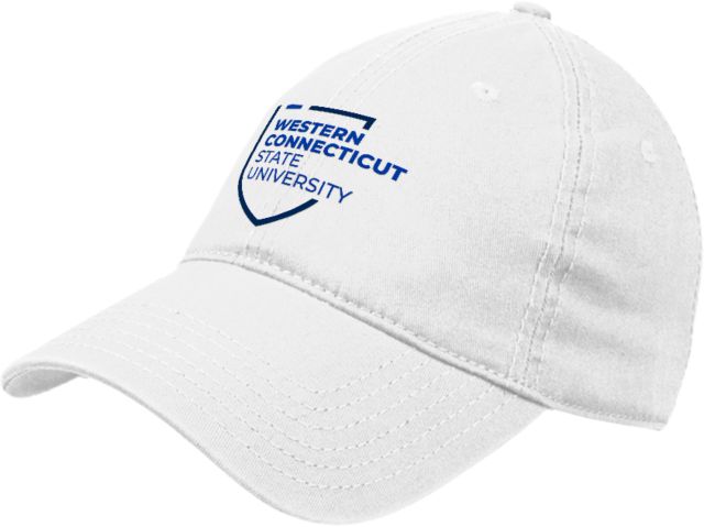 Western Connecticut Unstructured Adjustable Low Profile Hat Institutional Shield - ONLINE ONLY