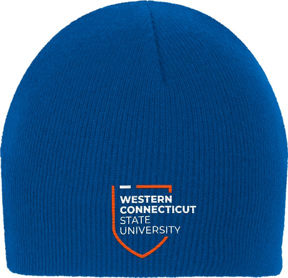 Western Connecticut Knit Beanie Institutional Shield - ONLINE ONLY