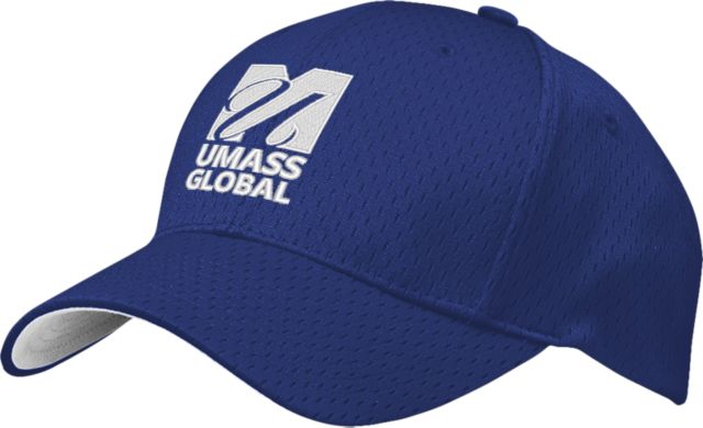 UMass Global Pro Mesh Structured Hat  UMass Global Primary Logo Stacked - ONLINE ONLY