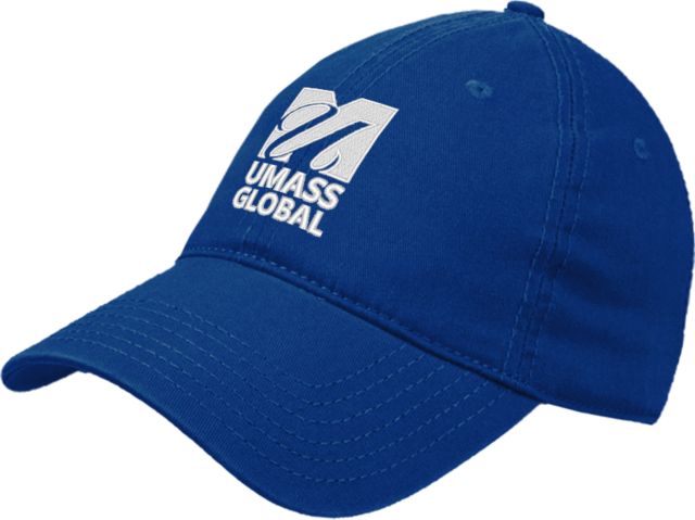 UMass Global Unstructured Adjustable Low Profile Hat  UMass Global Primary Logo Stacked - ONLINE ONLY