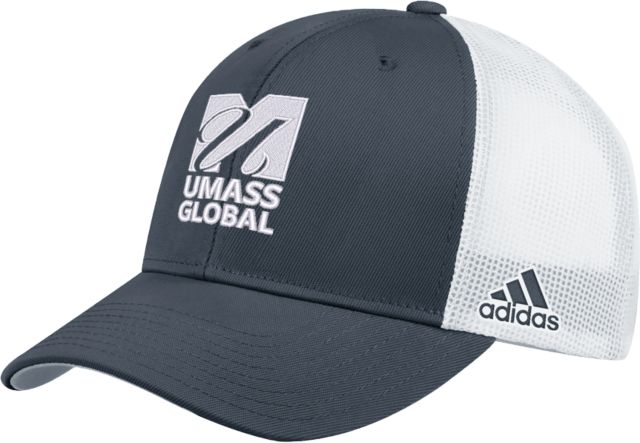UMass Global Adidas Structured Adjustable Hat  UMass Global Primary Logo Stacked - ONLINE ONLY
