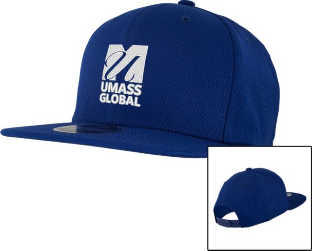 UMass Global New Era Diamond Era 9Fifty Snapback Hat  UMass Global Primary Logo Stacked - ONLINE ONLY