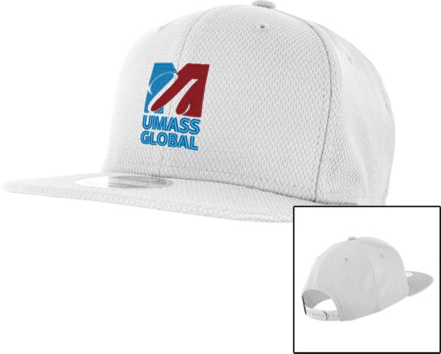 UMass Global New Era Diamond Era 9Fifty Snapback Hat  UMass Global Primary Logo Stacked - ONLINE ONLY