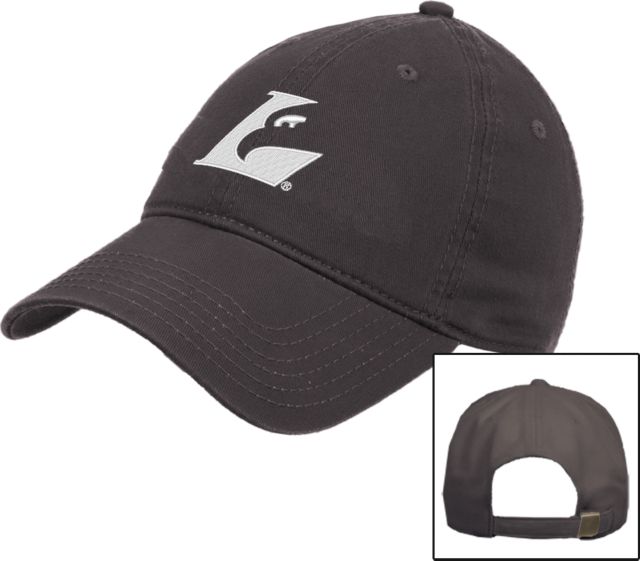 Wisconsin La Crosse Twill Unstructured Low Profile Hat Eagle L EMB - ONLINE ONLY