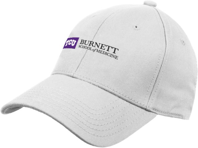 TCU Structured Adjustable Pro Style Hat TCU Burnett School of Medicine Horizontal - ONLINE ONLY