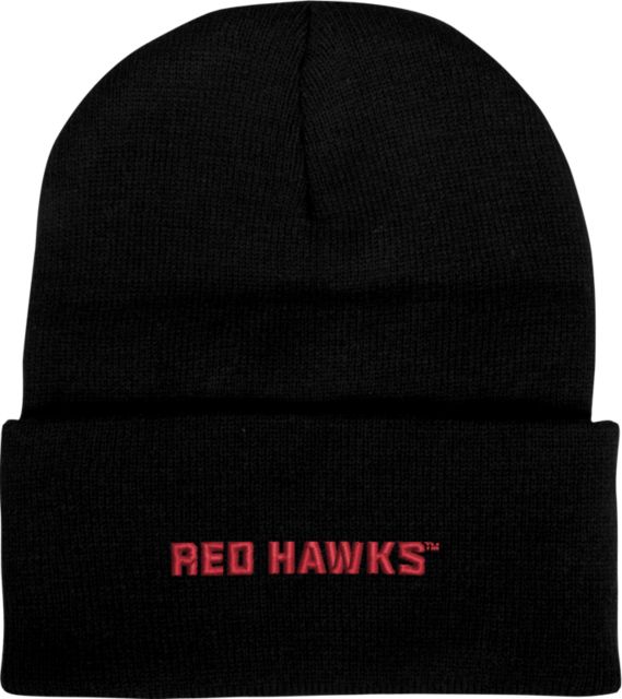 Montclair State Knit Beanie w/Cuff Hawks Word Mark - ONLINE ONLY