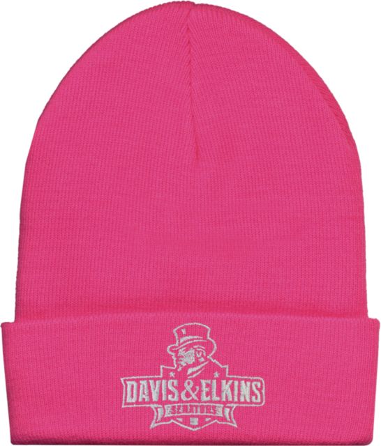 Davis & Elkins Fleece Lined Knit Beanie Primary Mark - ONLINE ONLY