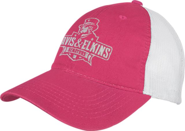 Davis & Elkins Mesh Back Unstructured Low Profile Hat Primary Mark - ONLINE ONLY