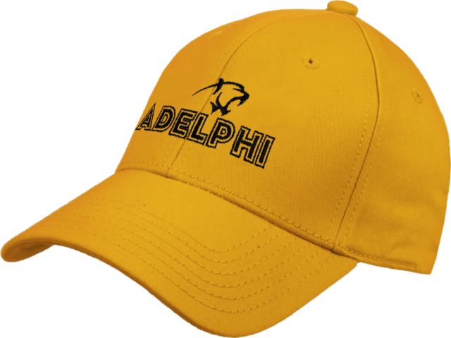 Adelphi Structured Adjustable Pro Style Hat Adelphi with Panther Head - ONLINE ONLY