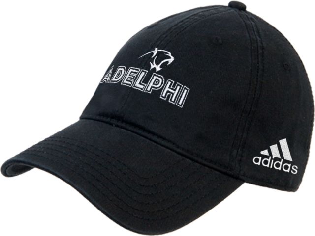 Adelphi Adidas Adjustable Washed Slouch Adelphi with Panther Head ONLINE  ONLY