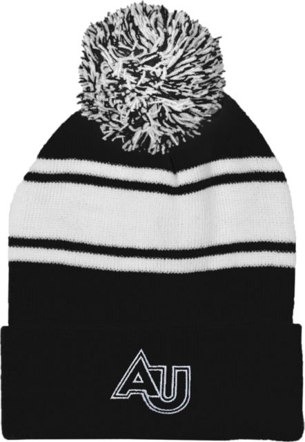 Adelphi Two Tone Knit Pom Beanie w/Cuff AU - ONLINE ONLY
