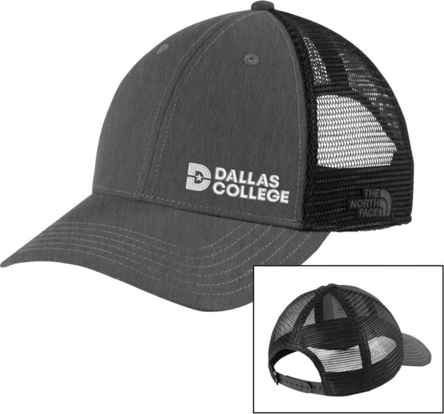Dallas College The North Face Black/Black Ultimate Trucker Hat Primary Mark - ONLINE ONLY