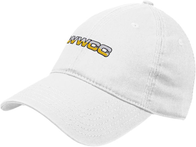 Walla Walla Unstructured Adjustable Low Profile Hat WWCC Logo - ONLINE ONLY