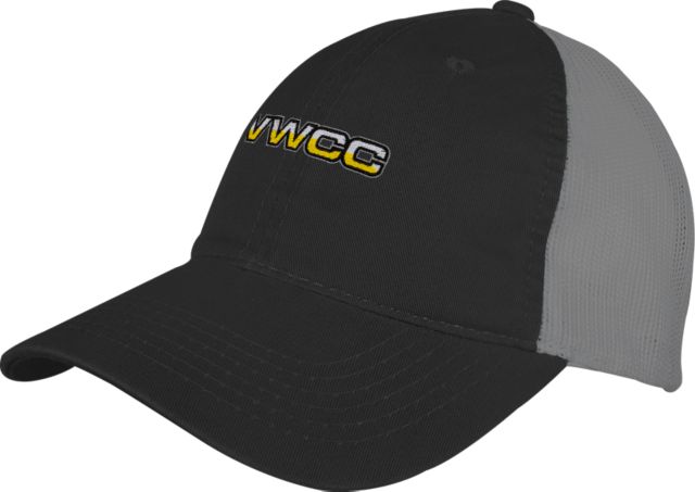 Walla Walla Mesh Back Unstructured Low Profile Hat WWCC Logo - ONLINE ONLY