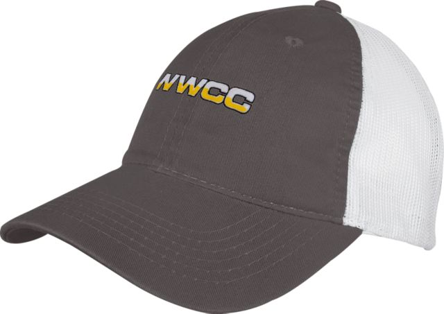 Walla Walla Mesh Back Unstructured Low Profile Hat WWCC Logo - ONLINE ONLY