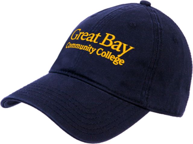 Great Bay CC Unstructured Adjustable Low Profile Hat Great Bay Community College - ONLINE ONLY