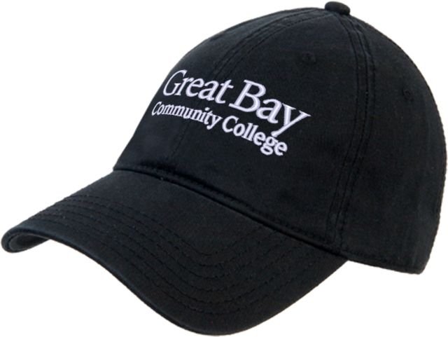 Great Bay CC Unstructured Adjustable Low Profile Hat Great Bay Community College - ONLINE ONLY