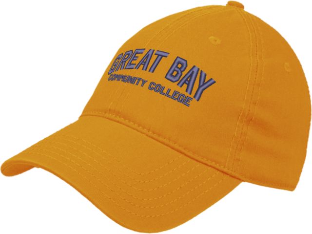 Great Bay CC Unstructured Adjustable Low Profile Hat Arched Great Bay Community College - ONLINE ONLY