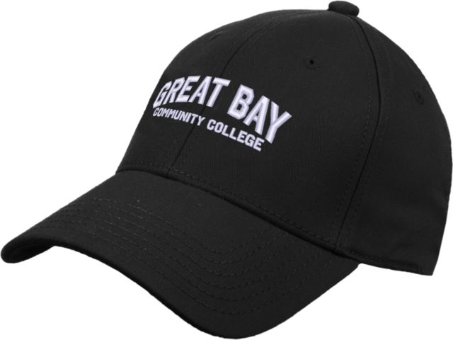 Great Bay CC Structured Adjustable Pro Style Hat Arched Great Bay Community College - ONLINE ONLY
