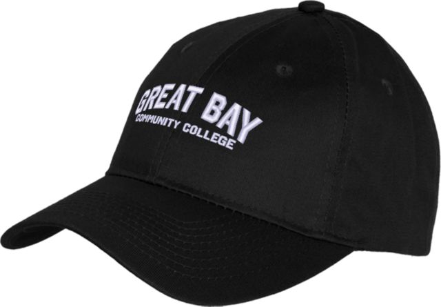 Great Bay CC Youth Pro Style Hat Arched Great Bay Community College - ONLINE ONLY