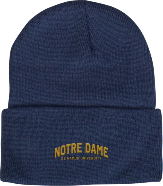 Notre Dame De Namur Knit Beanie w/Cuff Arched Notre Dame De Namur University - ONLINE ONLY