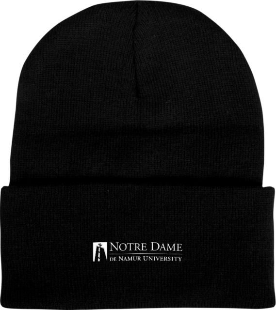 Notre Dame De Namur Knit Beanie w/Cuff Notre Dame De Namur University Primary Mark - ONLINE ONLY