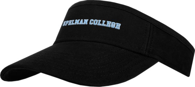 Spelman College Brushed Bull Denim Visor Spelman College Wordmark - ONLINE ONLY
