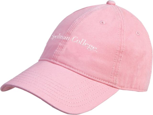 Spelman College Unstructured Adjustable Low Profile Cap Spelman College Institutional Wordmark - ONLINE ONLY