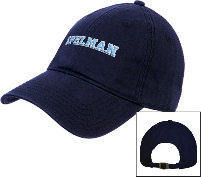 Spelman College Unstructured Adjustable Low Profile Hat Spelman Wordmark - ONLINE ONLY