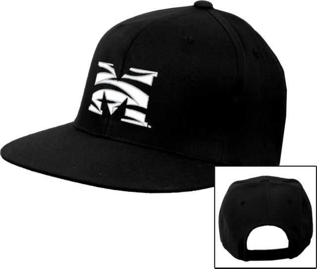 Morehouse College Flat Bill Snapback Hat Tiger M - ONLINE ONLY