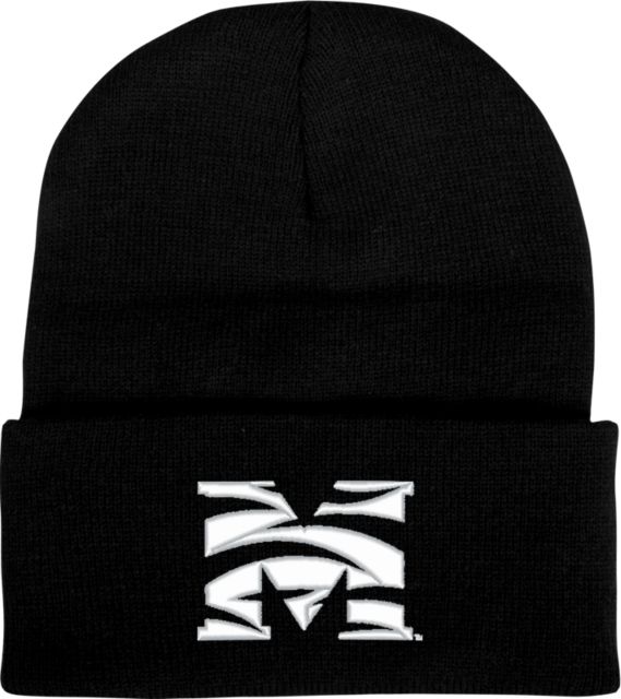 Morehouse College Knit Beanie w/Cuff Tiger M - ONLINE ONLY