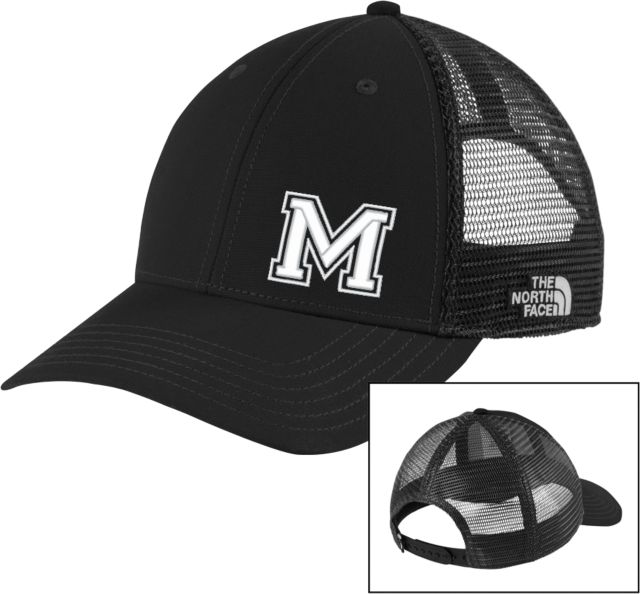 Morehouse College The North Face Vintage White/Grey Ultimate Trucker Hat Letter Mark - ONLINE ONLY