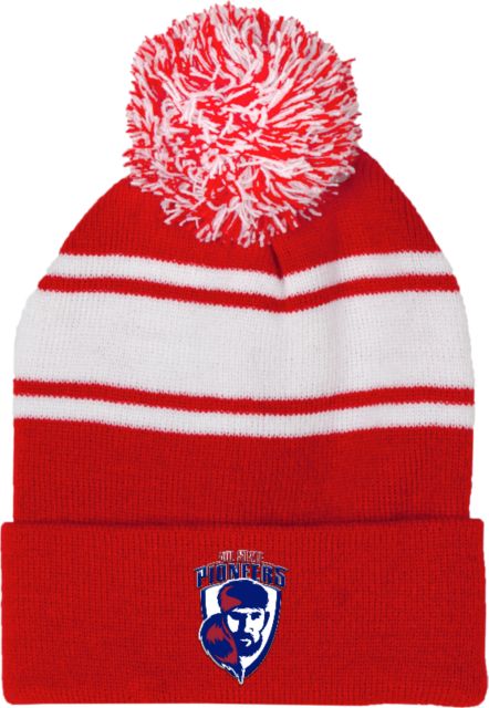 Volunteer State Two Tone Knit Pom Beanie w/Cuff Volunteer State Primary Mascot - ONLINE ONLY