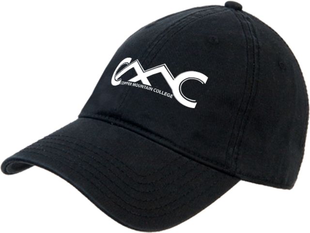 Copper Mountain Unstructured Adjustable Low Profile Hat Copper Mountain College Primary Mark - ONLINE ONLY
