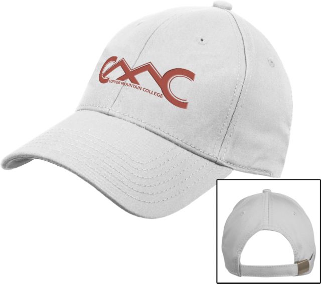 Copper Mountain Structured Adjustable Pro Style Hat Copper Mountain College Primary Mark - ONLINE ONLY