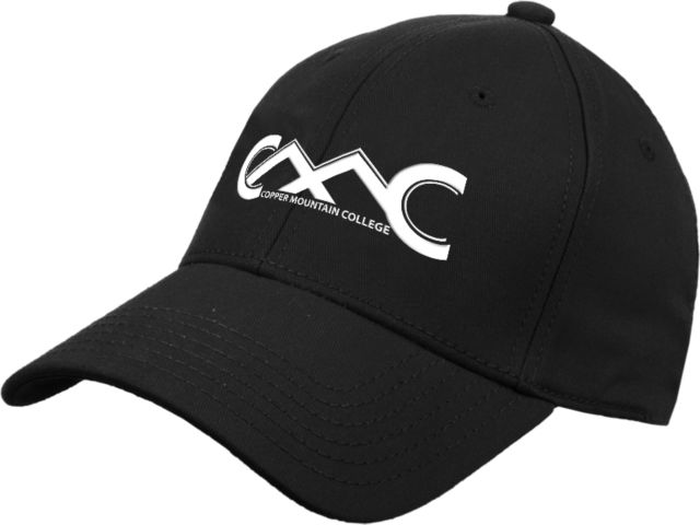 Copper Mountain Structured Adjustable Pro Style Hat Copper Mountain College Primary Mark - ONLINE ONLY