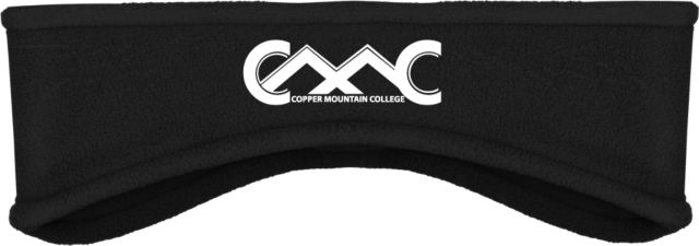 Copper Mountain Stretch Fleece Headband Copper Mountain College Primary Mark - ONLINE ONLY